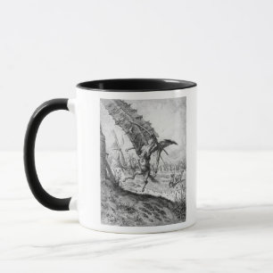 Taza Don Quijote y los molinoes de viento