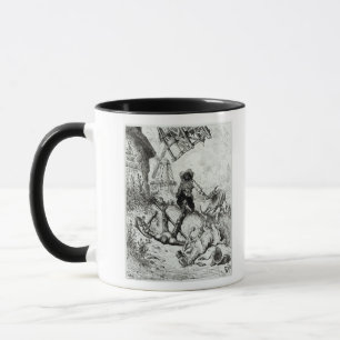 Taza Don Quijote y los molinoes de viento