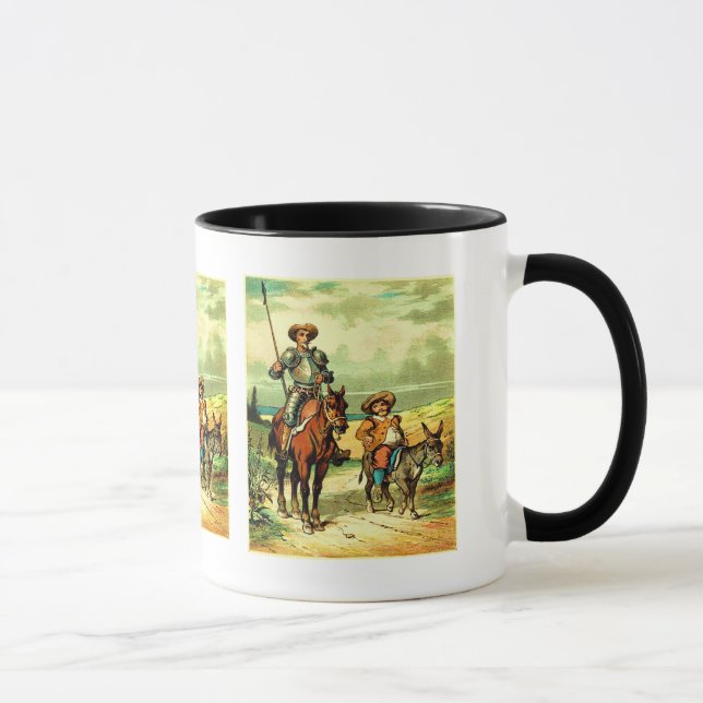Taza Don Quijote y Sancho Panza (Derecha)