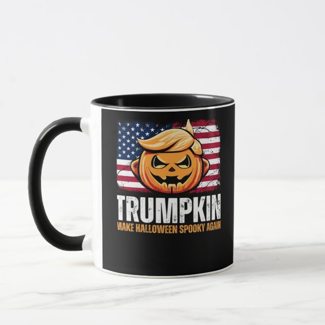 Taza Donald Halloween - Trumpkin hace que Halloween sea (Izquierda)