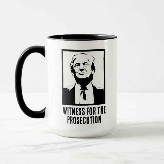 Taza Donald J. Trump, testigo de la acusación (Izquierda)