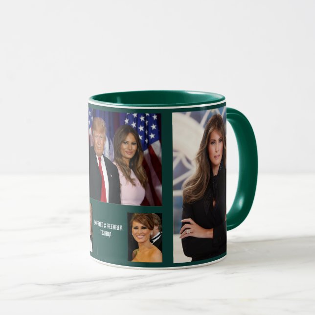 TAZA DONALD & MELANIA TRUMP (Anverso derecho)
