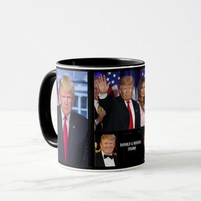 TAZA DONALD & MELANIA TRUMP (Anverso izquierdo)