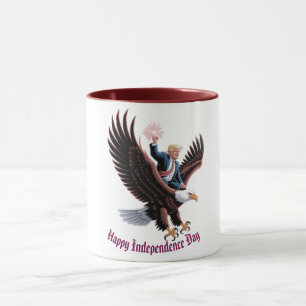 Taza Donald Trump montando Personalizado de arte del ág