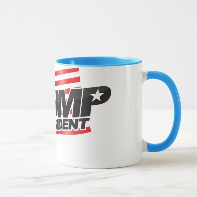 Taza Donald Trump para presidente (con pelo) (Derecha)