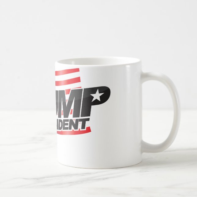 Taza Donald Trump para presidente (con pelo) (Derecha)
