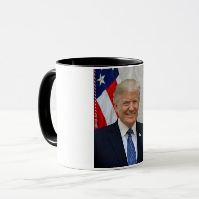 Taza Donald Trump Presidente de los Estados Unidos Casa (Anverso izquierdo)