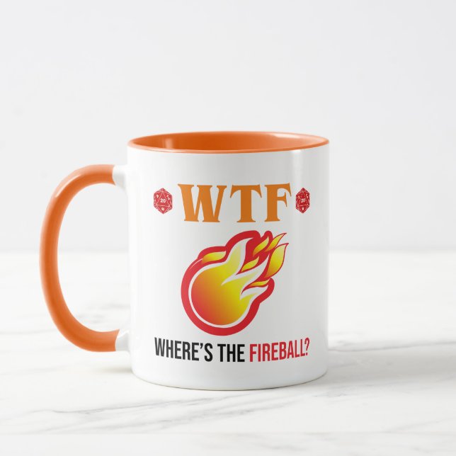 Taza ¿Dónde está la bola de fuego? (Izquierda)