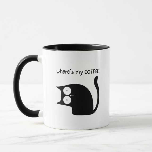 Taza ¿Dónde está mi café (Izquierda)