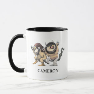 Taza Donde las cosas salvajes Agrega tu nombre