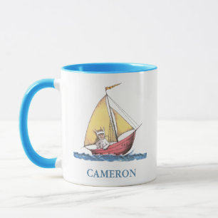 Taza Donde las cosas salvajes son Max Navegando Agr