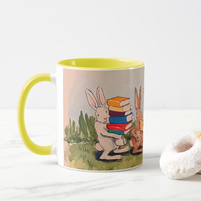 Taza Dónde Va El Café (Con donut)