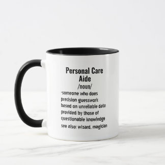 Taza Dones divertidos de definición de ayuda para cuida