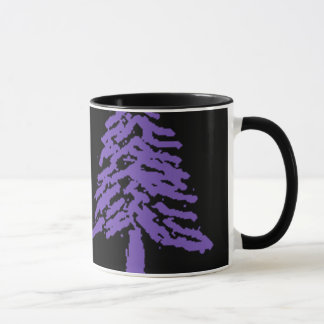 Taza Doodle V4.0 del árbol de la lavanda
