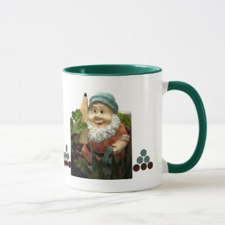 Taza Doodlethumb el gnomo del jardín