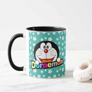 Taza Doraemon Anime Kawaii Negro Adorable