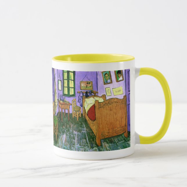 Taza Dormitorio en Arles (F483) Bella Artes Van Gogh (Derecha)