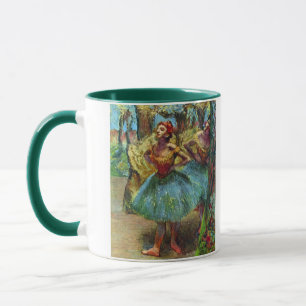 Taza Dos bailarinas de Edgar Degas, arte de ballet vint