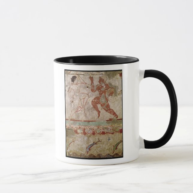 Taza Dos bailarines y delfínes (Derecha)