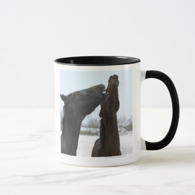 Taza dos caballos que relinchan (Derecha)
