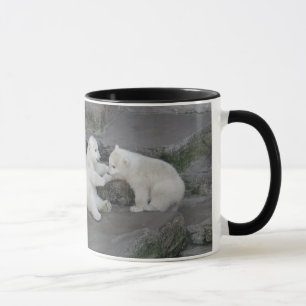 Taza Dos cachorros del oso polar