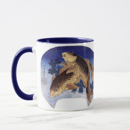 Taza Dos carpas, Hokusai