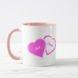 Taza Dos Corazones Como Un Mug Combo
