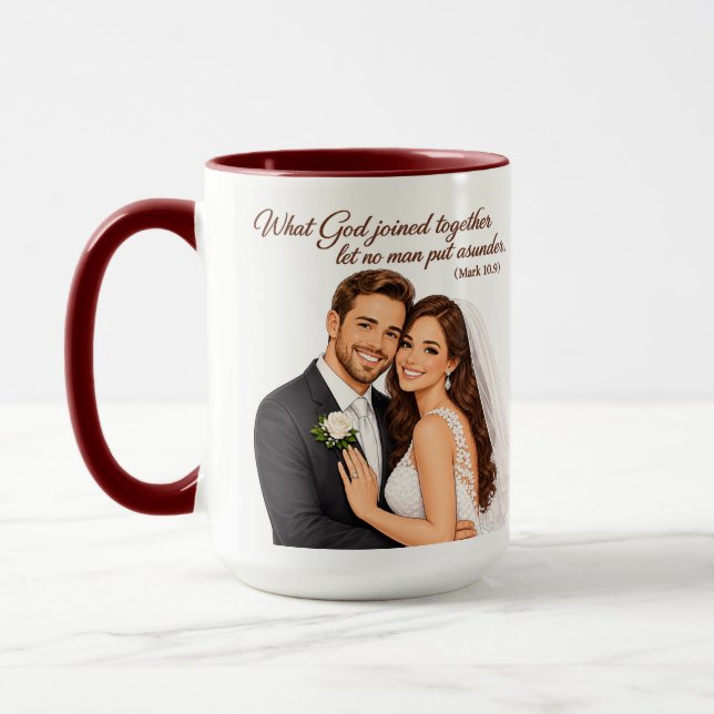 Taza Dos Corazones Una Carne (Izquierda)