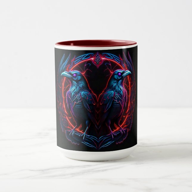 Taza Dos Cuervos Ígneos (Centro)