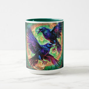 Taza Dos Cuervos Ígneos