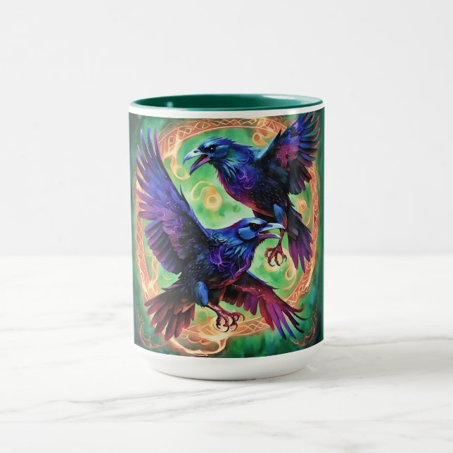 Taza Dos Cuervos Ígneos (Centro)
