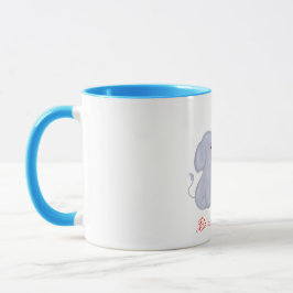 Taza Dos elefantes adorables Coffee Mug
