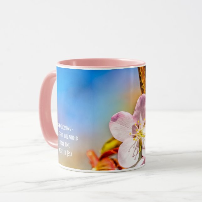 Taza Dos flores de cerezo de Sakura (Anverso izquierdo)