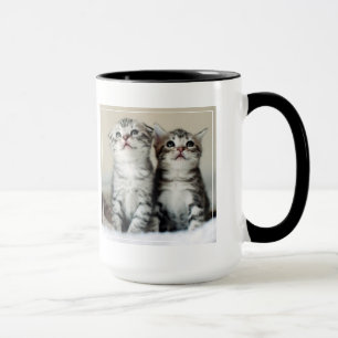 Taza Dos gatitos lindos