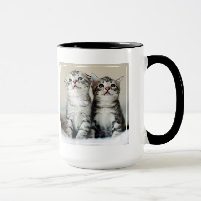 Taza Dos gatitos lindos (Derecha)