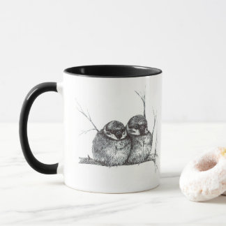 Taza Dos gorriones