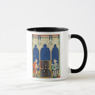 Taza Dos jugadores del backgammon