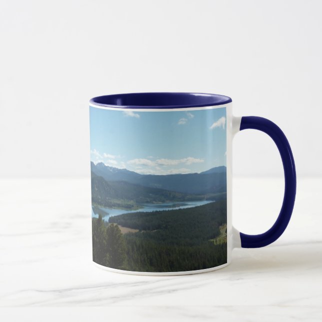 Taza Dos lagos oceánicos en el parque nacional de Grand (Derecha)