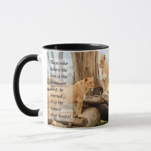 Taza Dos Lionesas