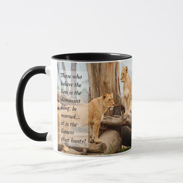 Taza Dos Lionesas (Izquierda)