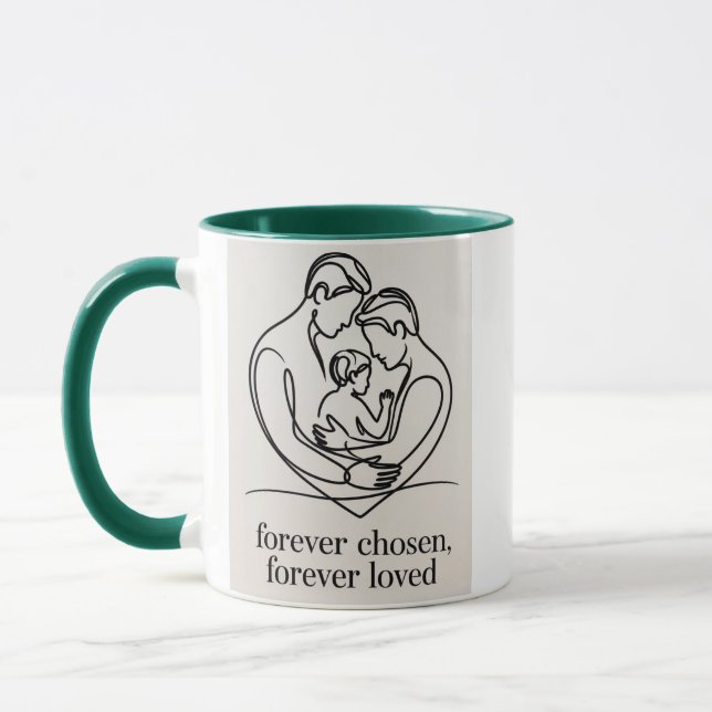 Taza Dos papás esperan un bebé (Izquierda)