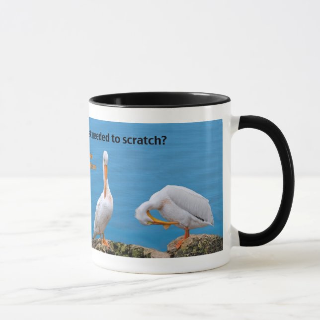 Taza Dos pelícanos con un picor (Derecha)