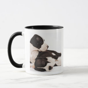 Taza Dos perritos de great dane del Harlequin