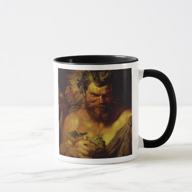 Taza Dos sátiros (aceite en el panel) (Derecha)