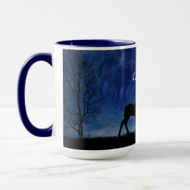 Taza Dos Thoroughbred Racehorse Fotoe Coffee Mug
