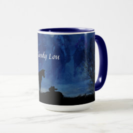 Taza Dos Thoroughbred Racehorse Fotoe Coffee Mug