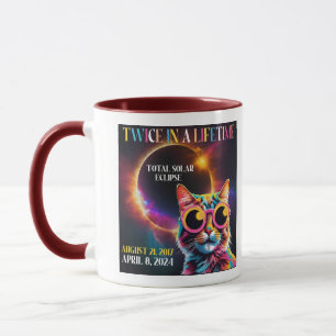 Taza Dos Veces Por Vida, Eclipse Solar Total 2024 Diver