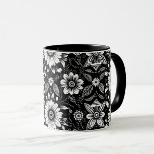 Taza Dosis de margarita en B&W 