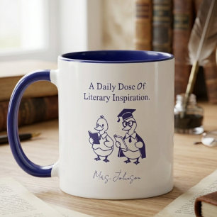 Taza Dosis diaria de inspiración literaria para amantes