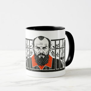 Taza Dostoevsky en la cárcel, diseño de noches blancas